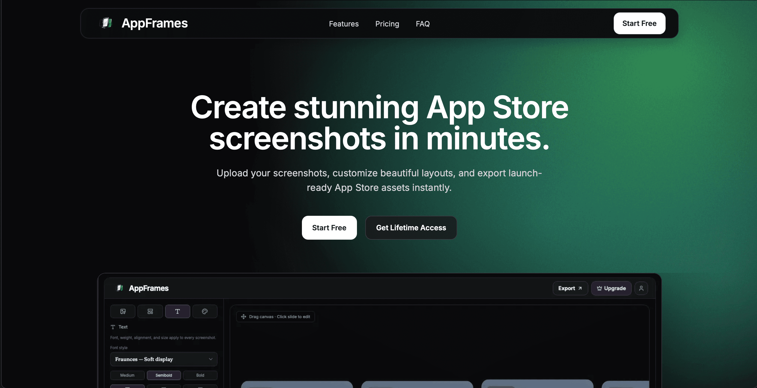 AppFrames screenshot generator