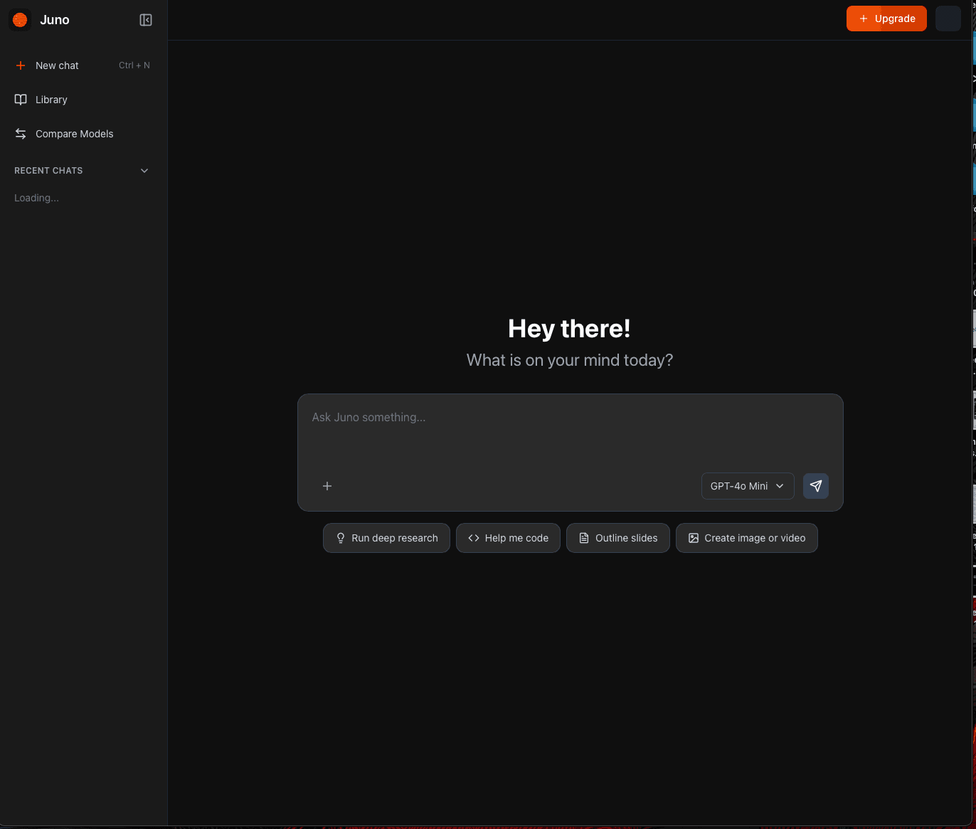Juno AI chatbot